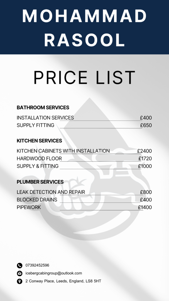 Muhammad Rasool Ice Berg Brochure